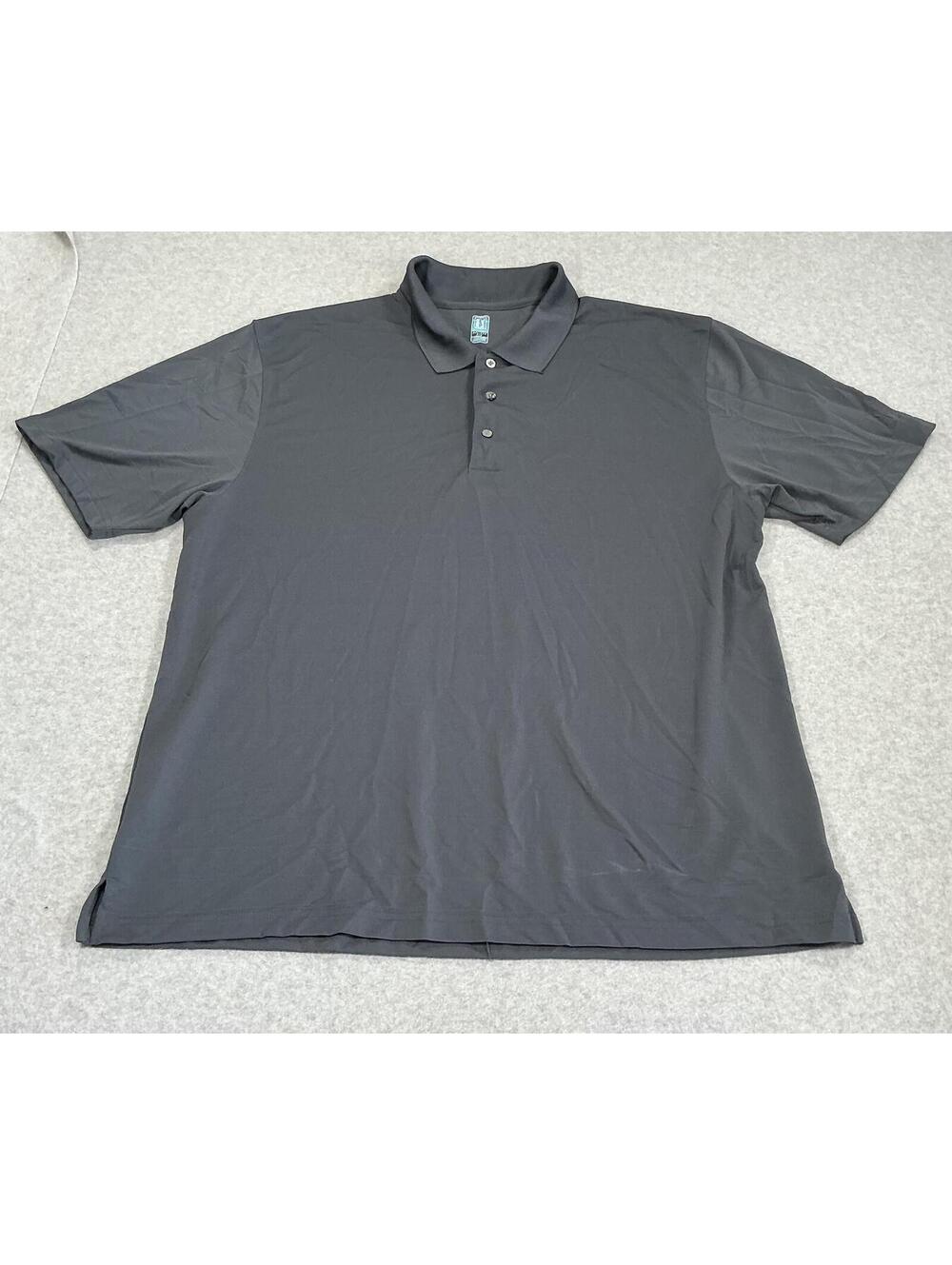 Men's Black Short Sleeve Polo Shirt